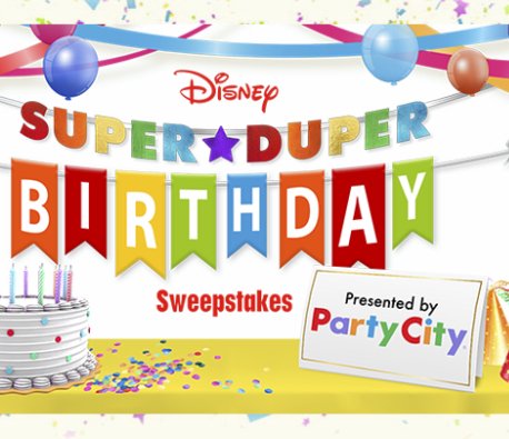 Disney Super Duper Birthday Sweepstakes