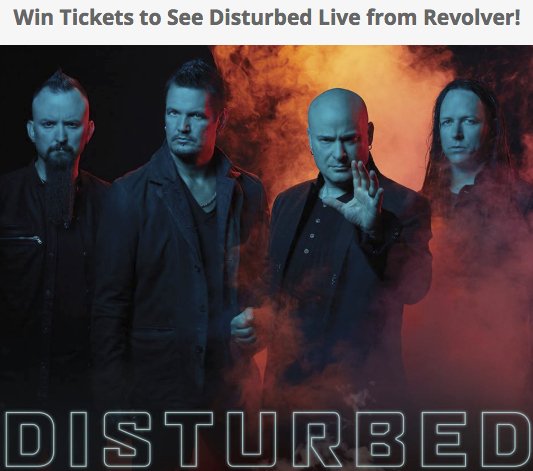 Disturbed Live Sweepstakes