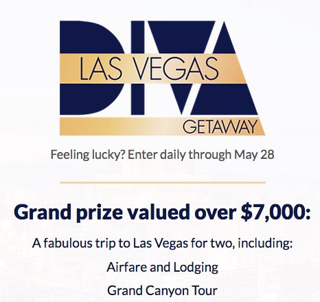 Diva Las Vegas Getaway Sweepstakes