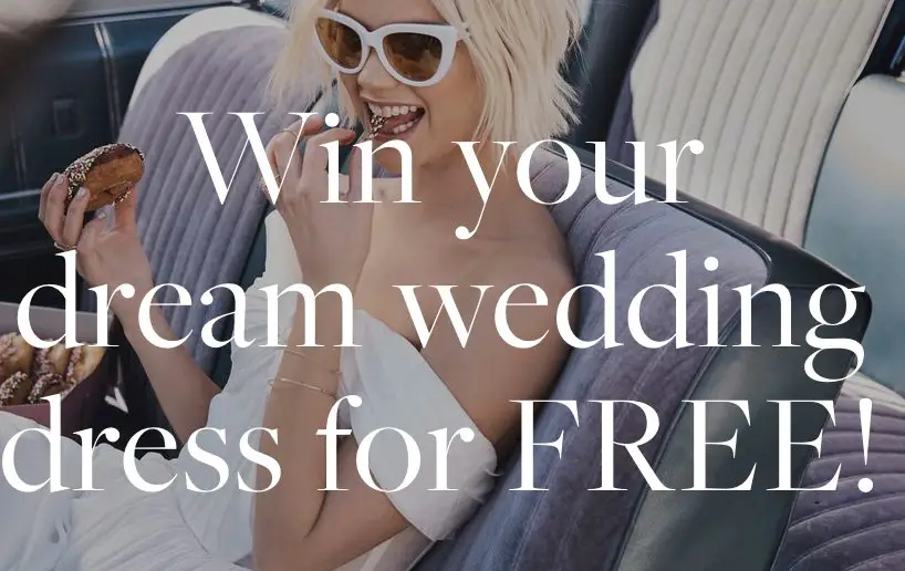 Does this $2000 Free Wedding Dress Make You Want to Enter?