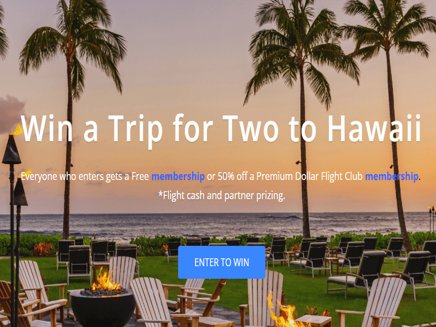 Dollar Flight Club Hawaii Escape Giveaway - Win A Trip For 2 To Hawaii