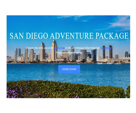 Dollar Flight Club San Diego Giveaway - Win A $1,100 San Diego Getaway Package
