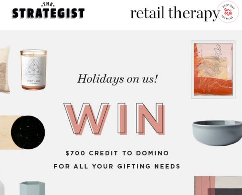 Domino Holiday Design Sweepstakes