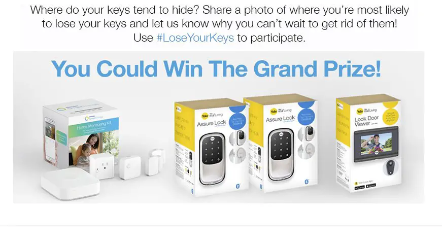 (Don't) Lose Your Keys Sweepstakes