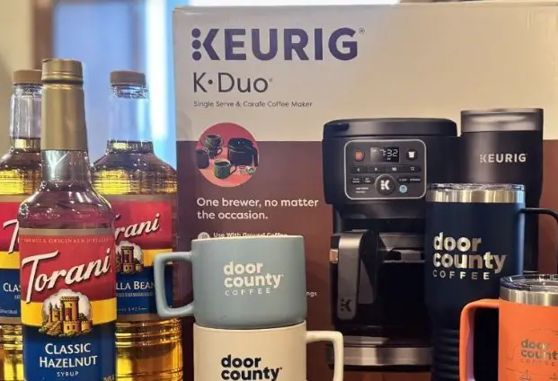 Door County Coffee “Coffee Bar Makeover” Giveaway - Win a $1,200 Coffee Prize Pack