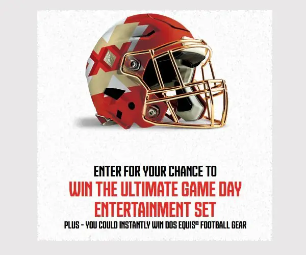 Dos Equis College Football Promotion - Win a Smart Table, Home Theater Sofa and More