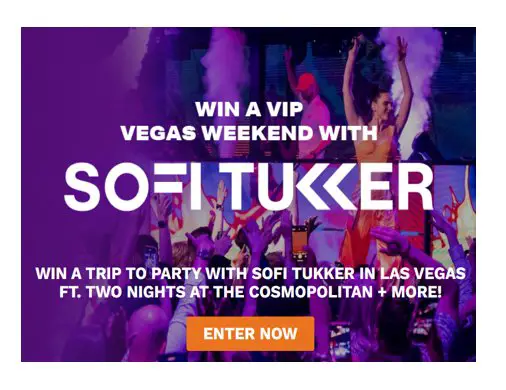 DoStuff Media Sofi Tucker Flyaway Sweepstakes - Win A Trip For 2 To Vegas For A Sofi Tucker Concert