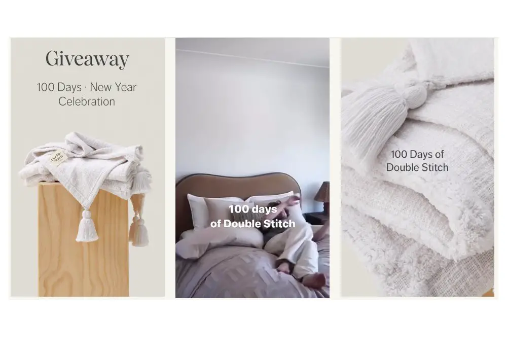 Double Stitch 100 Days Celebration & New Year's Giveaway