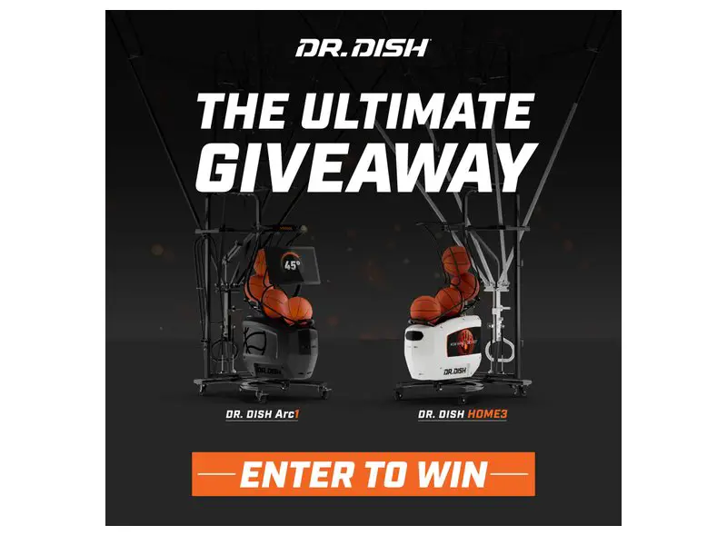 Dr. Dish Giveaway - Win A Basketball Training Machine (2 Winners)
