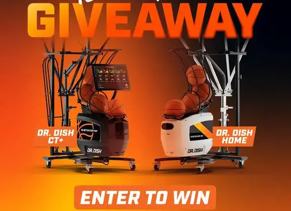 Dr Dish Ultimate Giveaway - Win 1 of 2 Basketall Shooting Machines
