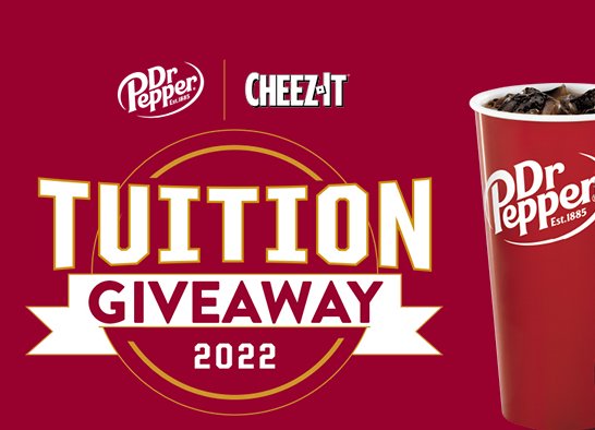 Dr Pepper Cheez-It Tuition Giveaway - Win $10,000 For Tuition
