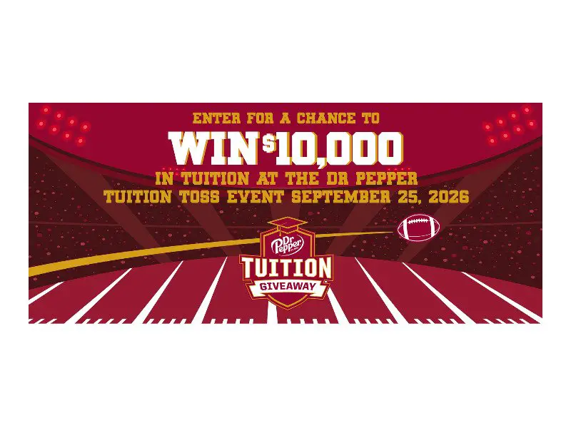 Dr Pepper University of Alabama At Birmingham 2026 Tuition Toss Contest - Win Up TO $10,000 Tuition Money