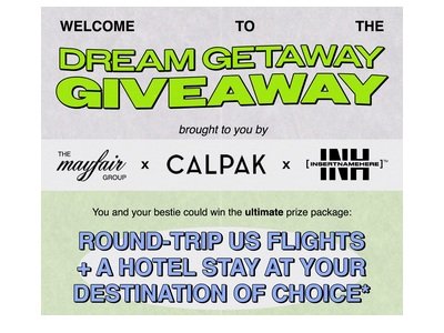Dream Getaway Giveaway - Win A Special Travel Package