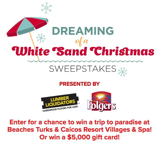 Dream of a White Sand Christmas at Beaches Resorts!
