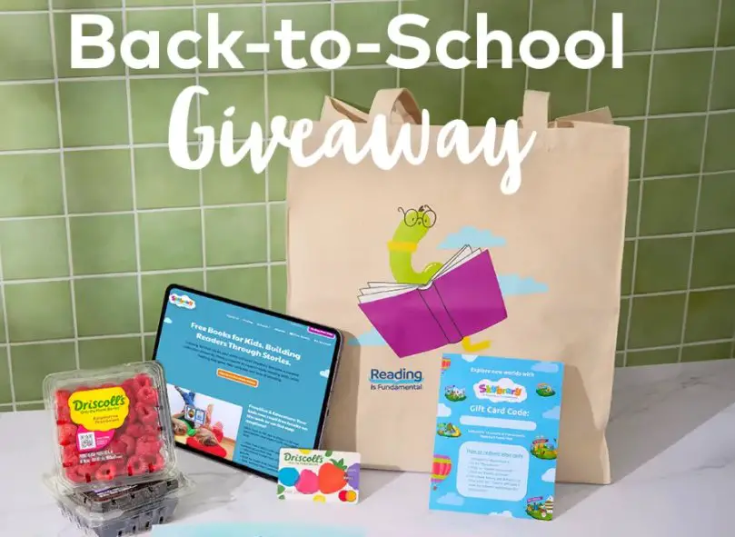 Driscoll’s Back-To-School Giveaway - Win a $180 Back to School Prize Pack (5 Winners)