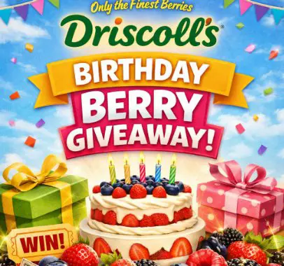 Driscoll's Berry Birthday Sweepstakes - Win a $100 Visa Gift Card