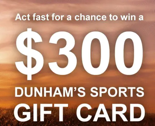 Dunham's Sports Quikly Sweepstakes