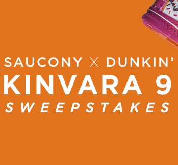 Dunkin Kinvara 9 Sweepstakes