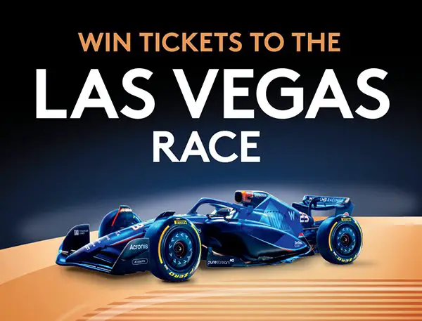 Duracell Las Vegas Racing Experience Sweepstakes - Win A Trip For 2 To The Las Vegas F1 Grand Prix