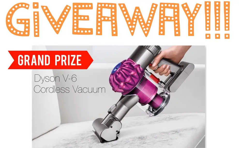 Win a Dyson V6 Motor Head Cord-free Vacuum!