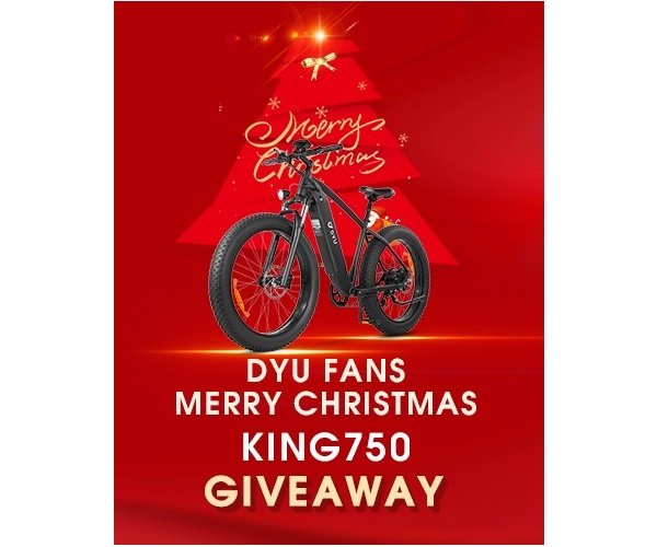 DYU Christmas Giveaway - Win Brand New eBike & More