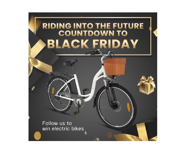 DYU Countdown To Black Friday E-Bike Giveaway - Win A C6 EBike Or A Discount Coupon