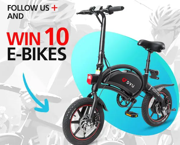DYU e-Bike Race Sweepstakes - 10 DYU D3+ Electric Bikes Up For Grabs