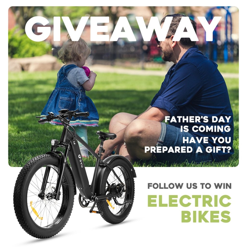 DYU Father's Day Surprise Gift Distributed Sweepstakes – Win A DYU KING 750 Electric Bike