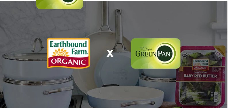 Earthbound Farm X GreenPan Sweepstakes – Win A GreenPan Padova Light Blue 10-Piece Cookware Set And Grill Pan + More