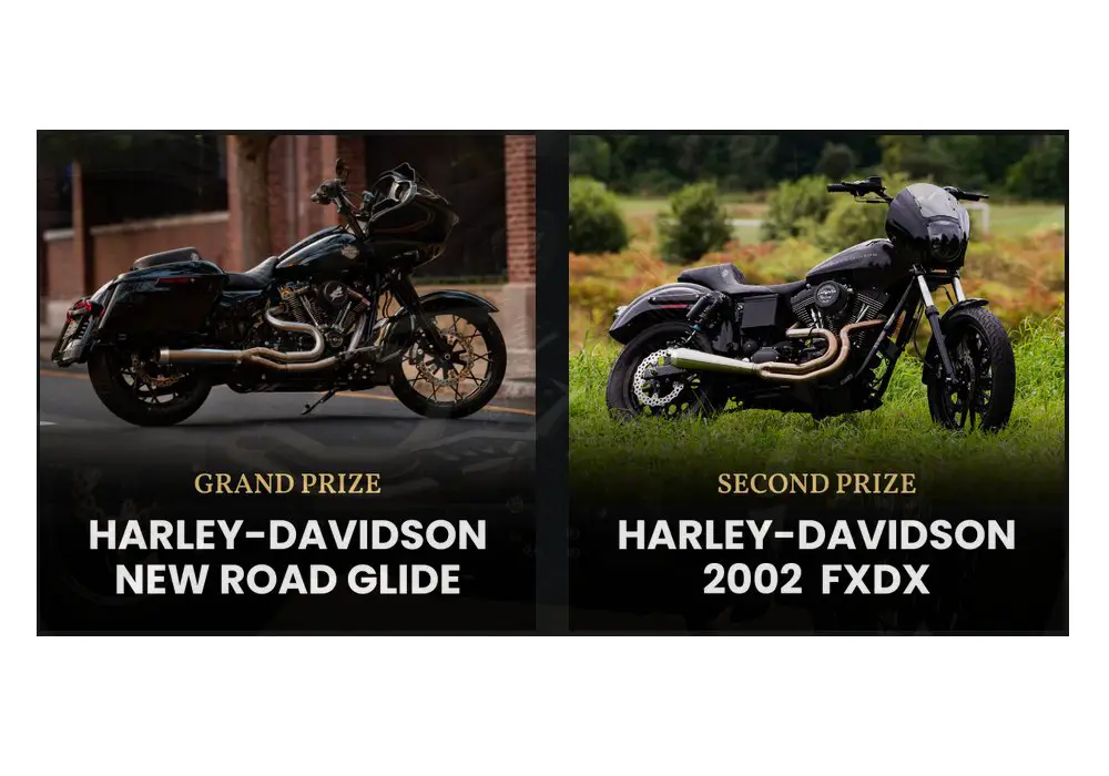 Eastcoastin Giveaway #4 Sweepstakes - Win A Harley-Davidson Bike (2 Winners)