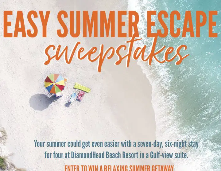 Easy Summer Trip Sweepstakes