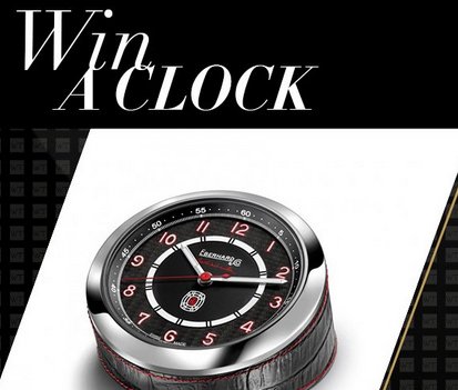 Eberhard Desk Clock Sweepstakes
