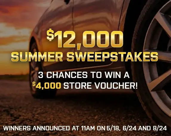 Eckler's $12,000 Summer Sweepstakes - Win $4,000 Worth Of Car Parts (3 Winners)