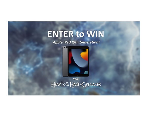 Eclipse Records Apple iPad (9th Gen) Giveaway From Hearts & Hand Grenades - Win An IPad & Signed CDs