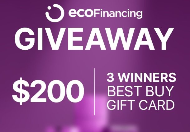 Eco Financing $200 Best Buy Gift Card Giveaway