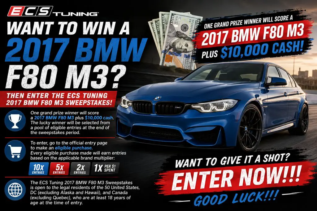 ECS Tuning 2017 BMW F80 M3 Sweepstakes – Win A 2017 BMW F80 M3