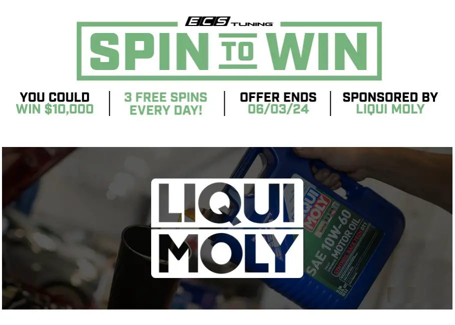 ECS Tuning & Turner Motorsport Spring Instant Win Game & Sweepstakes - Win An ECS Tuning Gift Card