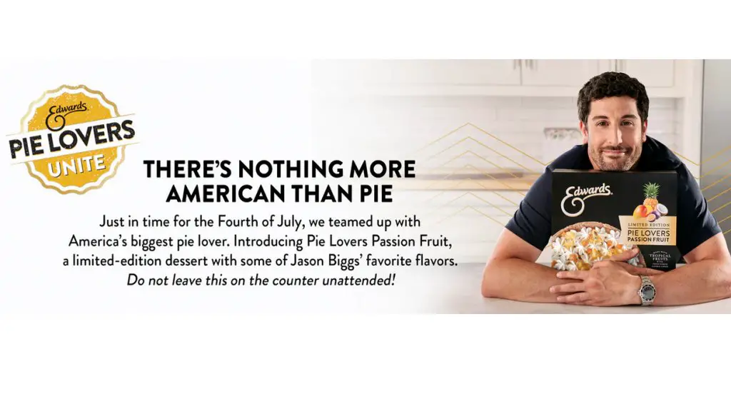 EDWARDS Desserts Pie Lovers Unite Sweepstakes - Win A Limited Edition Pie & More