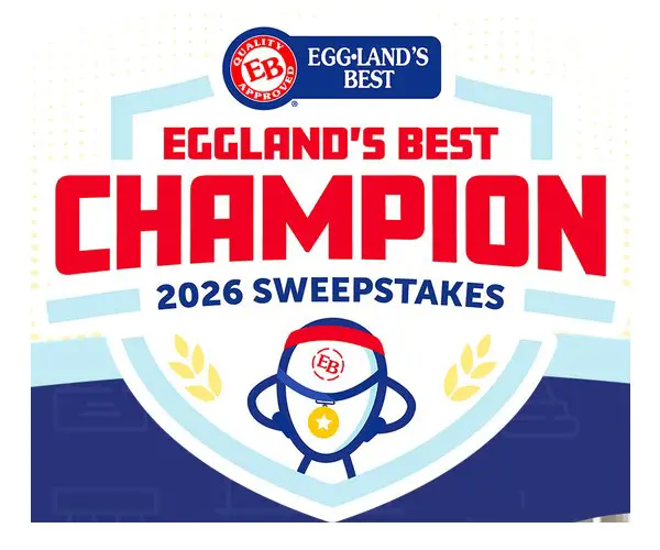 Eggland’s Best Champion Sweepstakes - Win Three Months Supply Of Eggs, Merch & $5,000
