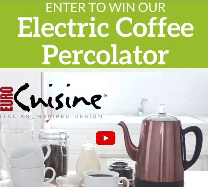 Electric Coffee Percolator Sweepstakes