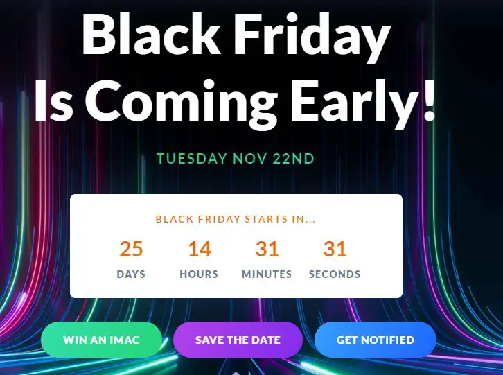 Elegant Themes Black Friday Sweepstakes - Win A 24-inch Apple iMac