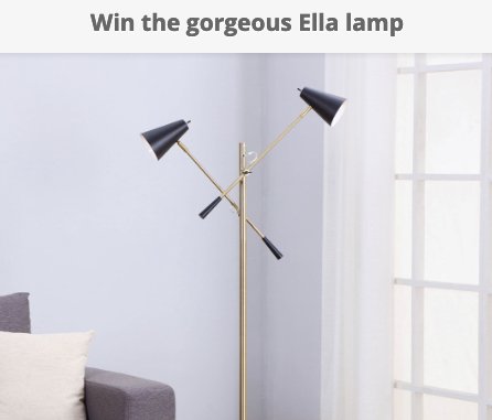 Ella Lamp Giveaway