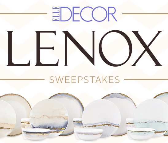 Elle Decor Lenox Sweepstakes