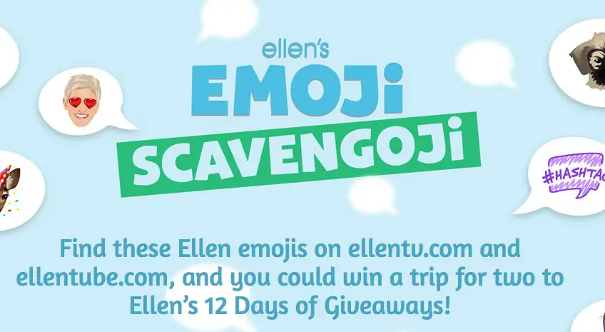 Ellen’s Emoji Scavengoji Contest!