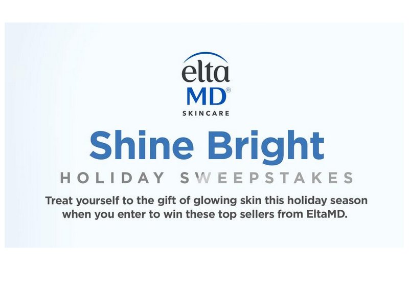 EltaMD Shine Bright Holiday Sweepstakes - Win Beauty Products Worth $200 (20 Winners)