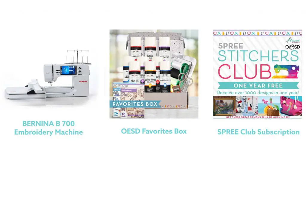 Embroidery Online Premium Embroidery Package Giveaway - Win An Embroidery Machine & More