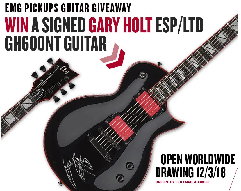 EMG Pickups Gary Holt Guitar Sweepstakes