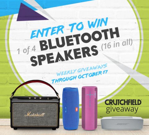 Enter the Bluetooth Portables Giveaway!
