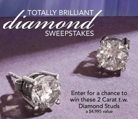 Enter for a Chance to Win a 2.00 CT Diamond Studs