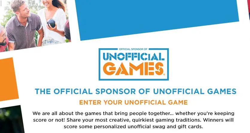 Enter the Official Sponsor of Unofficial Games Contest!